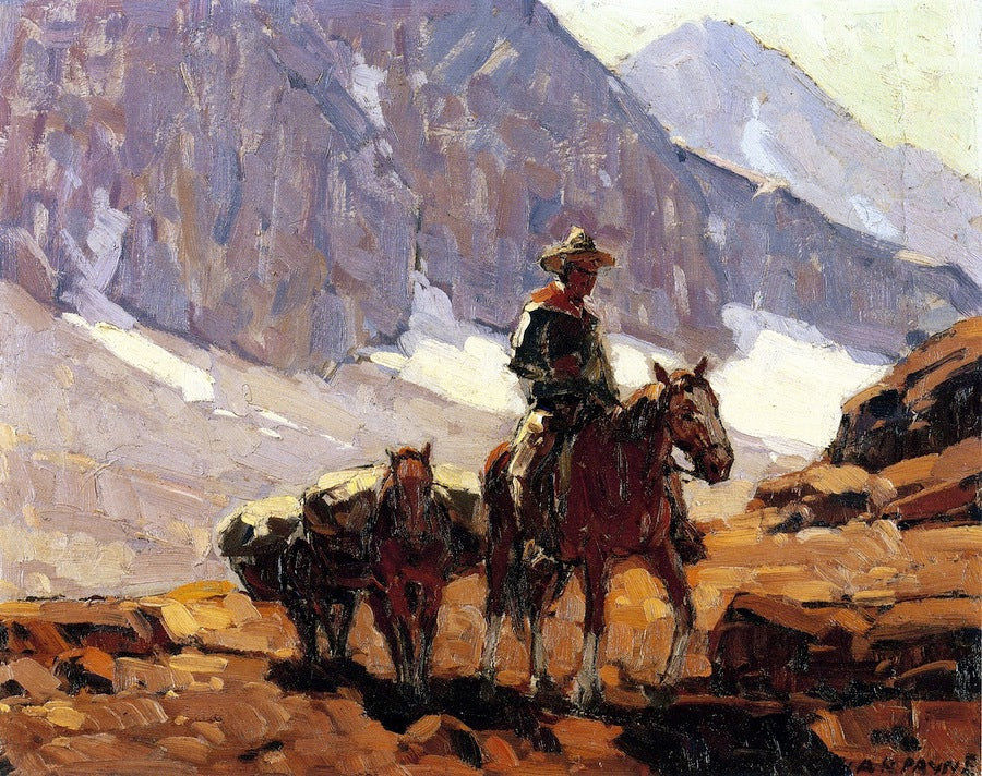 Bishop Pass by Edgar Alwyn Payne,16x12(A3) Poster
