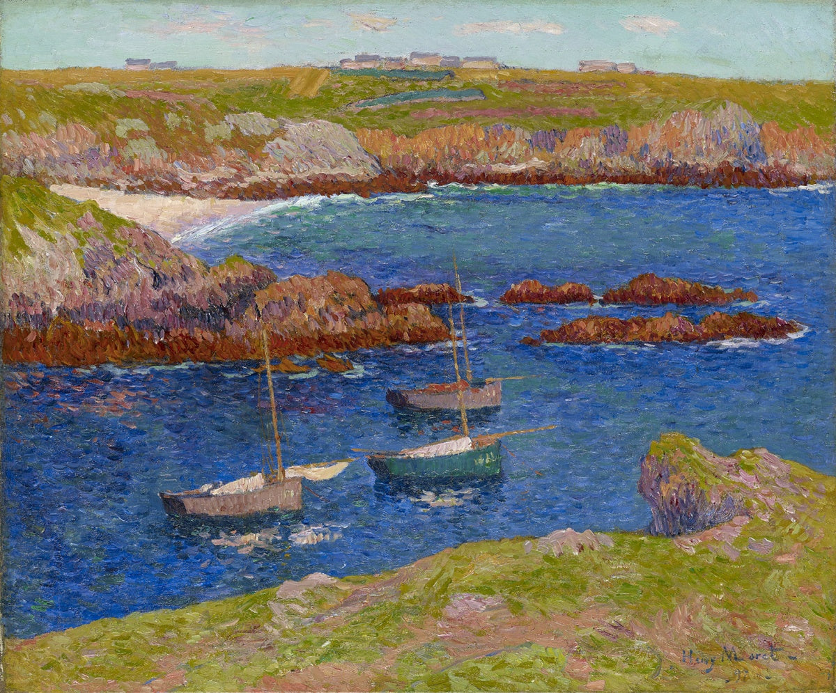 The Bay of Lampaul, Isle de Quessant by Henry Moret,A3(16x12")Poster