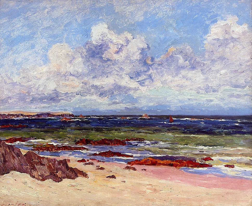 oast at Fort Penthievre, Quiberon Peninsula by Maxime Maufra,A3(16x12")Poster