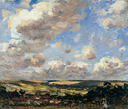 Hinderwell, North Yorkshire, a Breezy Day, vintage artwork by Frederick William Jackson, 12x8" (A4) Poster