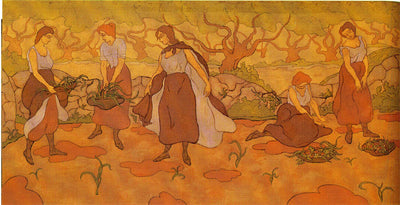 Cinq femmes à la recolte by Paul Ranson,A3(16x12")Poster