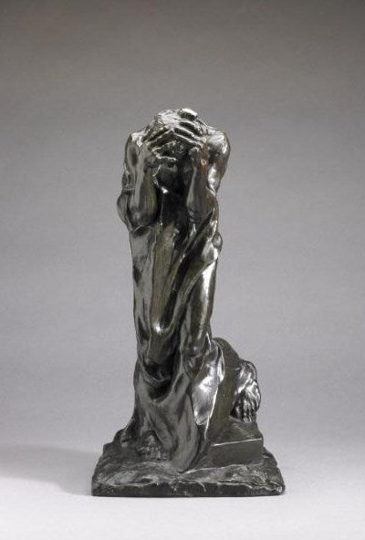 Andrieu d'Andes, vintage artwork by Auguste Rodin, 12x8" (A4) Poster