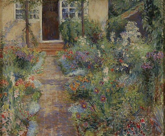 Mrs Crump's Garden, vintage artwork by James Bolivar Manson, 12x8" (A4) Poster