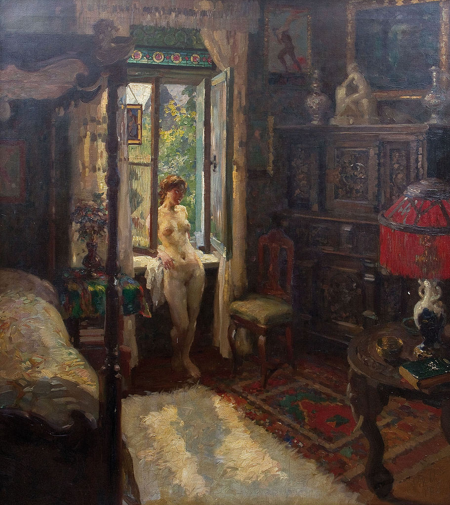 Nude at the Window by Paul Paede,A3(16x12")Poster