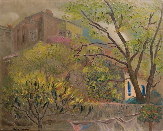 House with a Pink Roof by Boris Grigoriev,16x12(A3) Poster