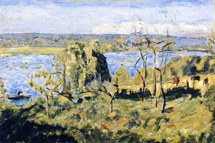 Blue Seine at Vernon by Pierre Bonnard,A3(16x12