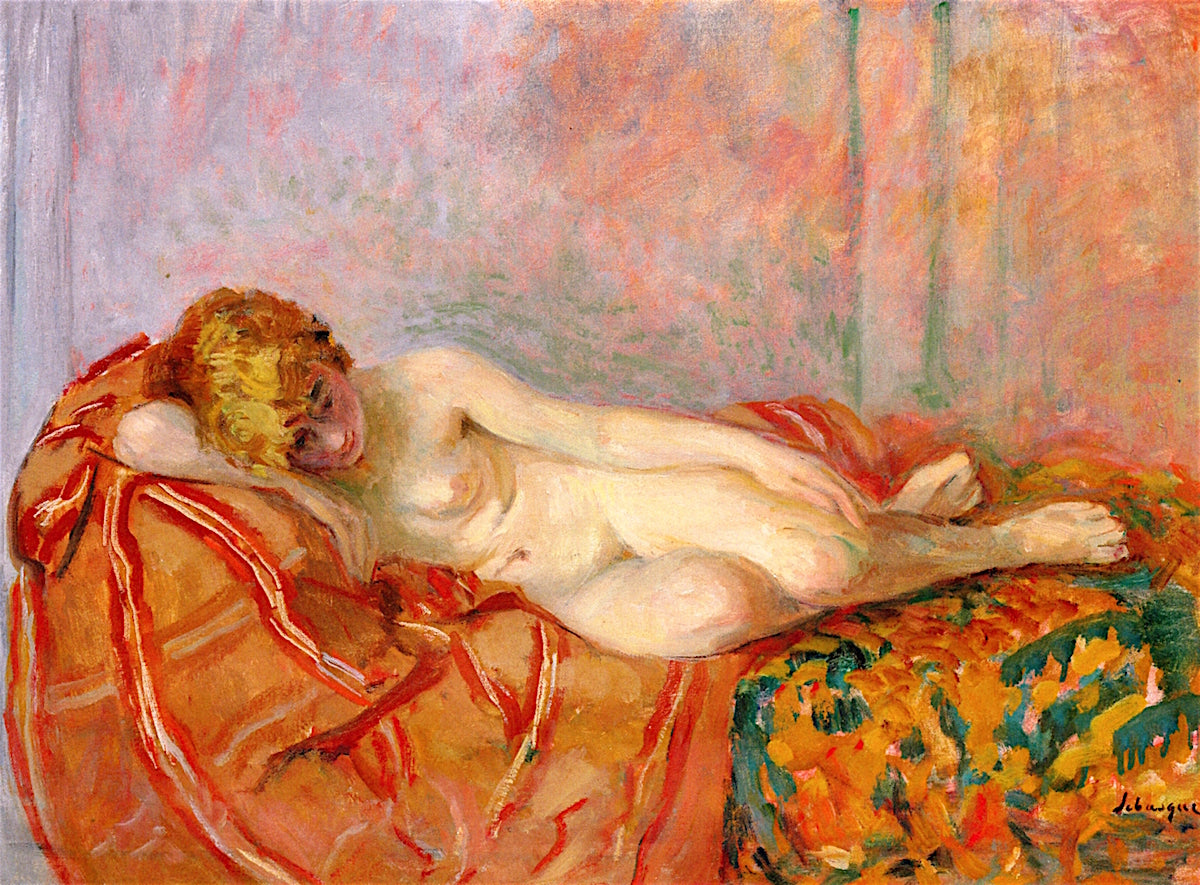 Blonde Nude by Henri Lebasque,A3(16x12")Poster