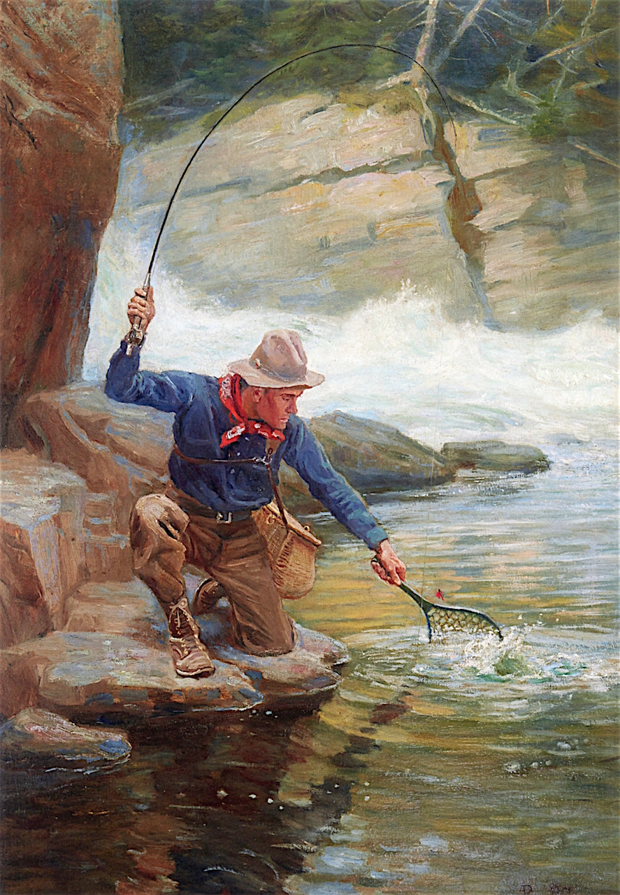 Critical Moment, vintage artwork by Philip R. Goodwin, 12x8" (A4) Poster