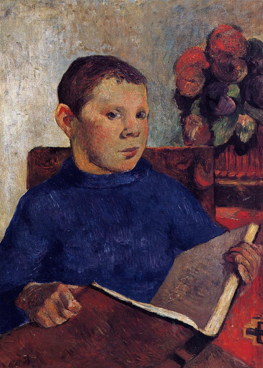 Clovis, vintage artwork by Paul Gauguin, 12x8" (A4) Poster