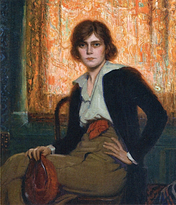 Miss Ketchum, vintage artwork by Joseph Kleitsch, 12x8" (A4) Poster