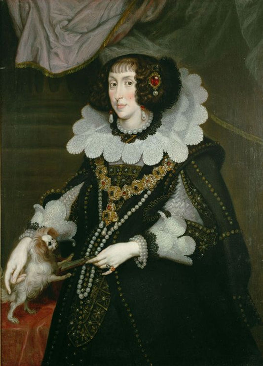 Erzherzogin Maria Anna,  Kurfürstin von Bayern, vintage artwork by Joachim von Sandrart, 12x8" (A4) Poster