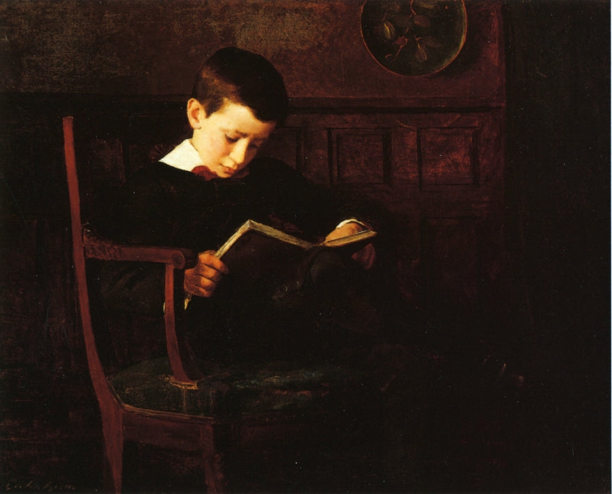 Phillip Van Ingen, vintage artwork by Cecilia Beaux, 12x8" (A4) Poster