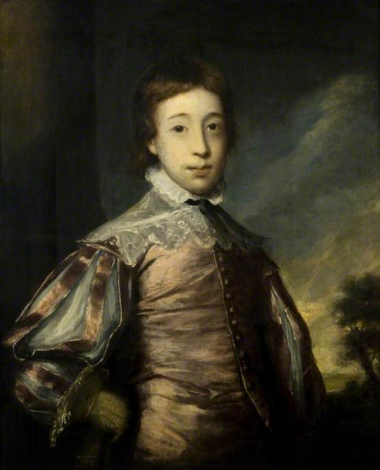Boy in Van Dyck Dress, vintage artwork by Sir Joshua Reynolds, 12x8" (A4) Poster