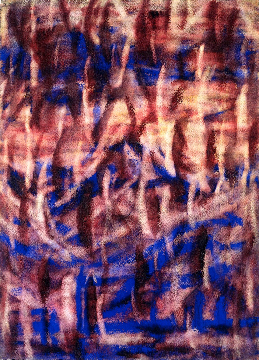 Licht-und Schattentropfen, vintage artwork by Christian Rohlfs, 12x8" (A4) Poster