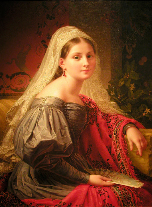 Karolina by gler, vintage artwork by Olof Johan Sodermark, 12x8" (A4) Poster