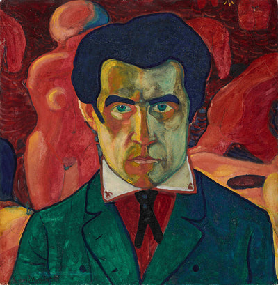 Self portrait by Kasimir Malevich,16x12(A3) Poster