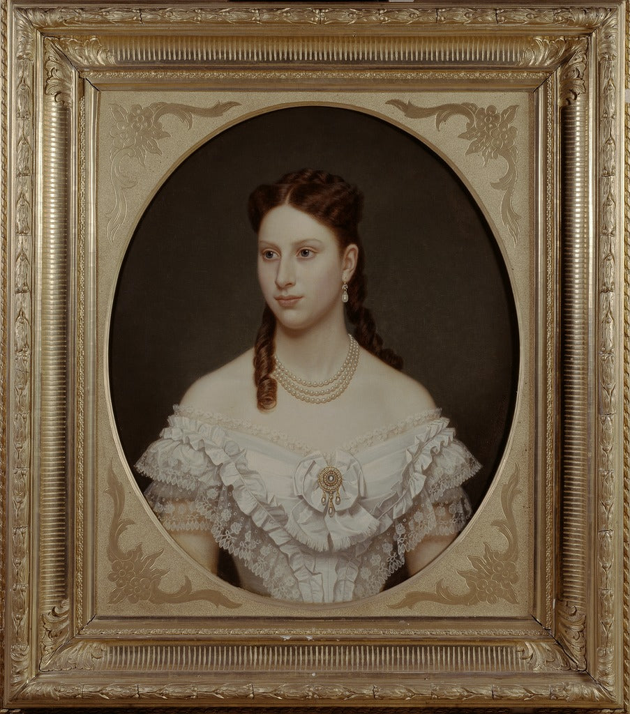 Lovisa Josefina Eugenia, Queen of Sweden, vintage artwork by Amalia Lindegren, A3 (16x12") Poster Print
