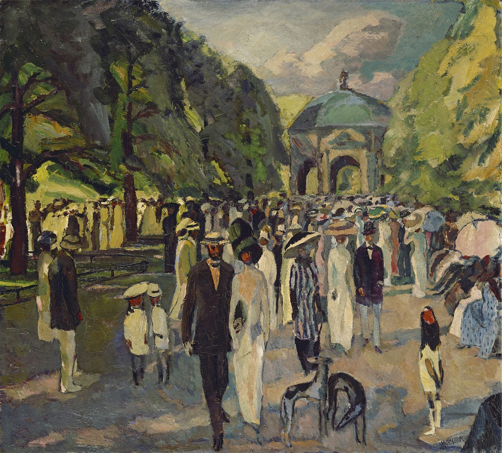 In the Munich Hofgarden by Albert Weisgerber,16x12(A3) Poster