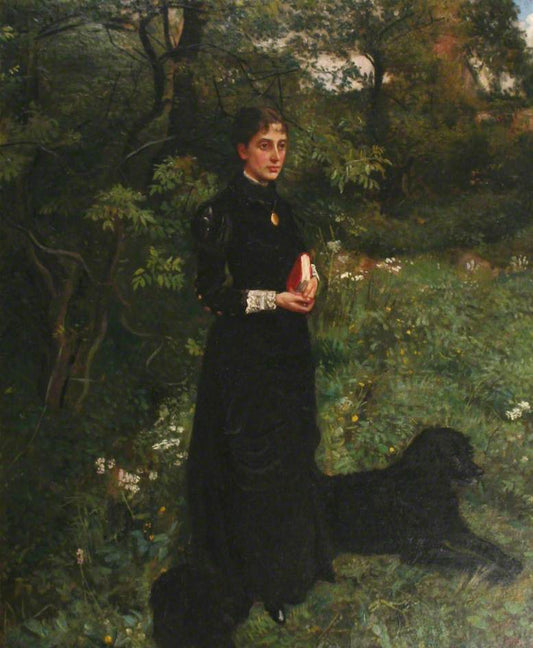 Will he come?, vintage artwork by William Edward Millner, 12x8" (A4) Poster