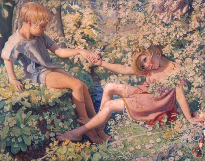 Jorinda and Jorindal by Mark Lancelot Symons,16x12(A3) Poster