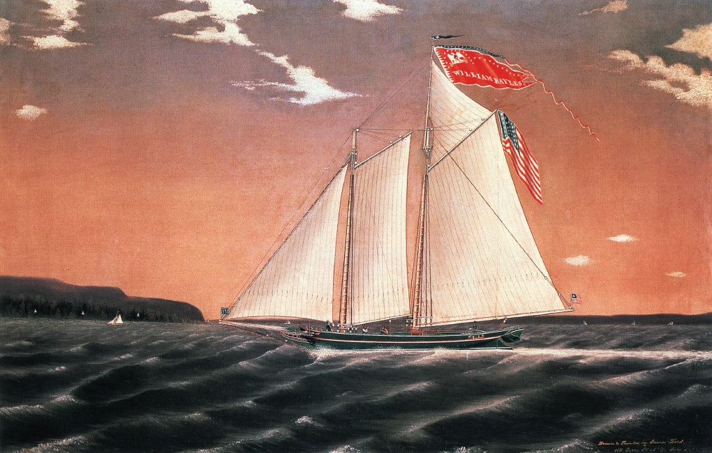 Long Island, vintage artwork by James Bard, A3 (16x12") Poster Print