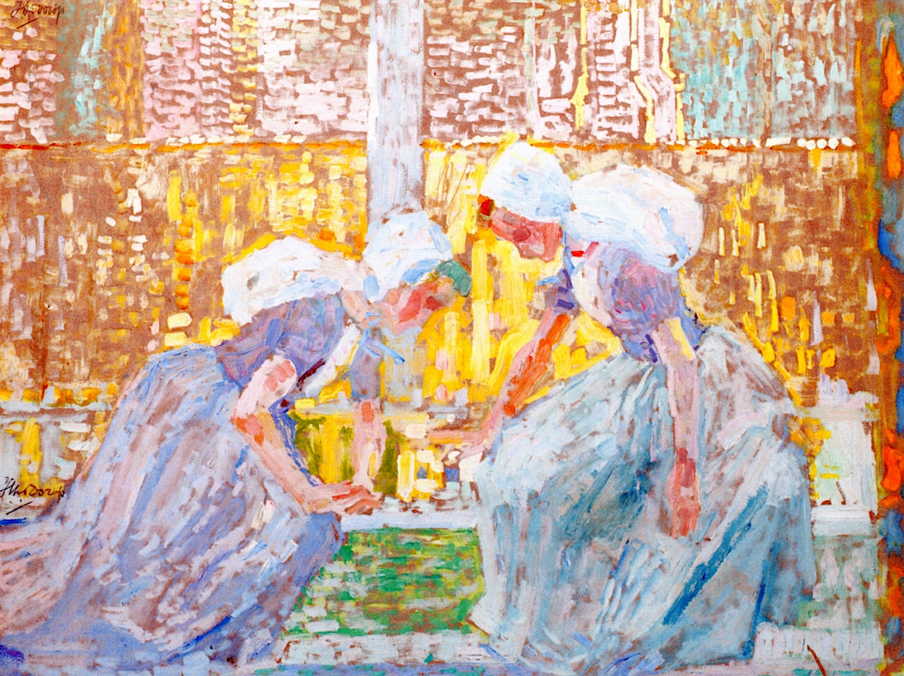 Girls from Zealand by Jan Toorop,A3(16x12")Poster