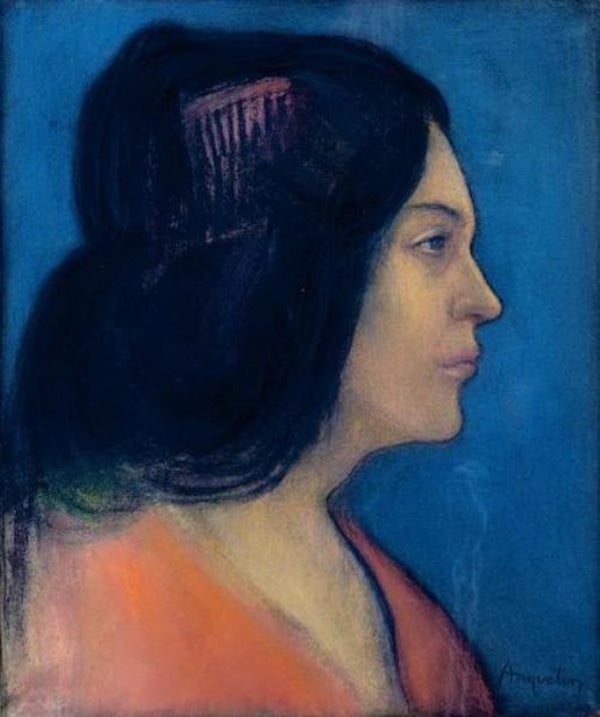 Portrait of Madame Valette by Louis emile Anquetin,A3(16x12")Poster