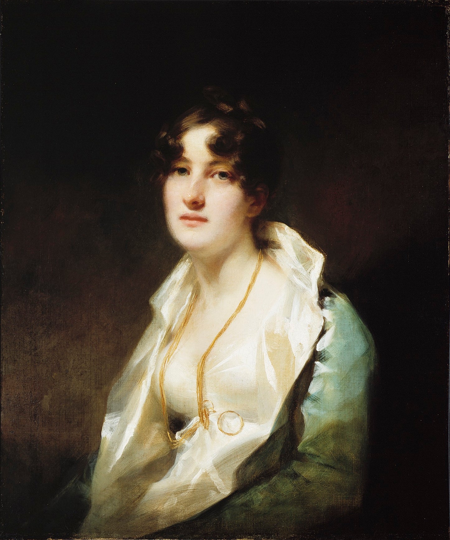 Mrs. Alexander Campbell of Possil, vintage artwork by Sir Henry Raeburn, R.A., P.R.S.A., 12x8" (A4) Poster