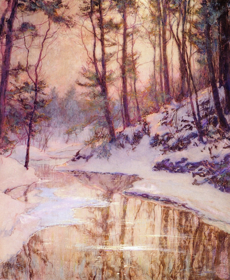 The Melting Brook by Walter Launt Palmer,A3(16x12")Poster