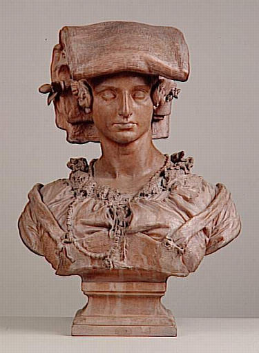 La Palombella au pane, vintage artwork by Jean-Baptiste Carpeaux, 12x8" (A4) Poster