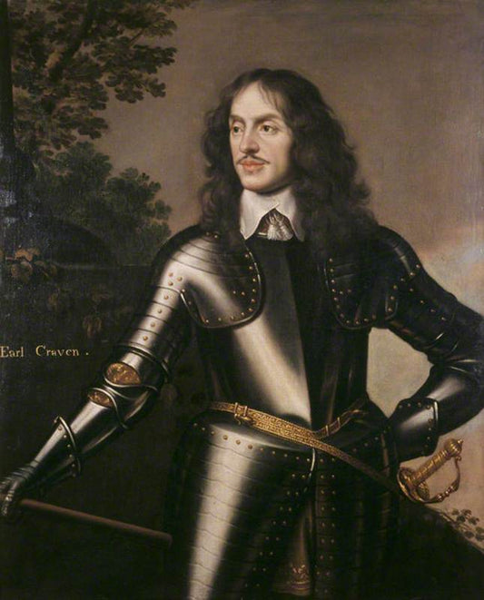 Lieutenant-General Sir William Craven, vintage artwork by Gerard van Honthorst, 12x8" (A4) Poster