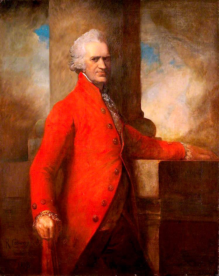 Vice Admiral Colonel James Seton, Governor of Saint Vincent and the Grenadines, vintage artwork by Richard Cosway, 12x8" (A4) Poster