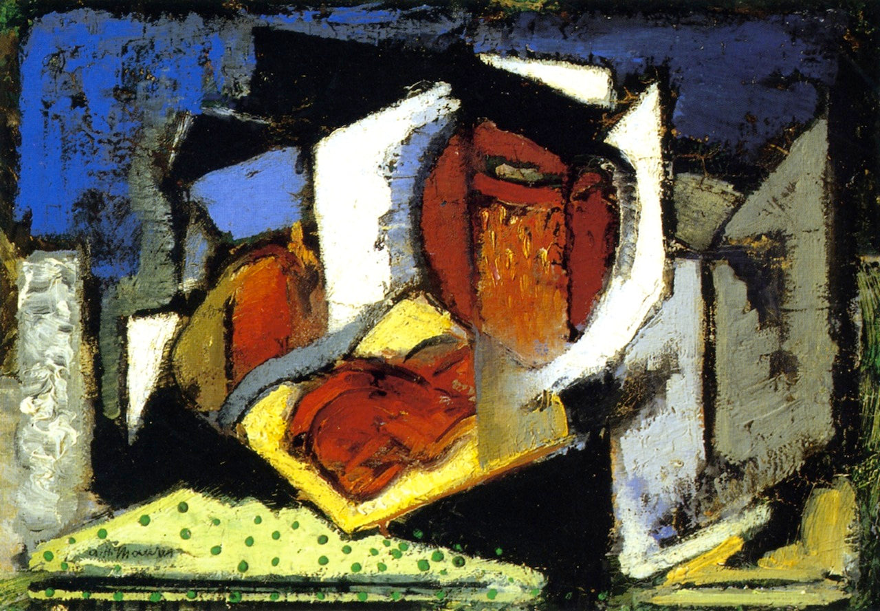 Cubist Still Life with Dolly by Alfred Henry Maurer,A3(16x12")Poster
