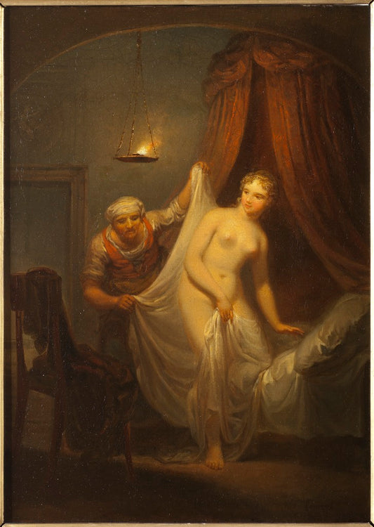 After the Bath, vintage artwork by Alexander Laureus, 12x8" (A4) Poster