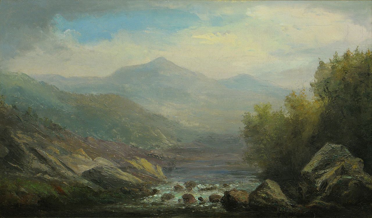 Wildcat Brook, Jackson, New Hampshire, vintage artwork by John White Allen Scott, A3 (16x12") Poster Print