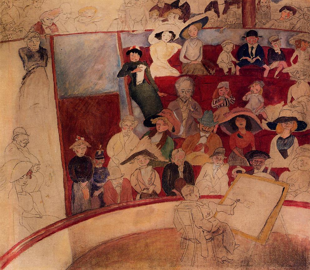 The Circus by Jules Pascin,16x12(A3) Poster