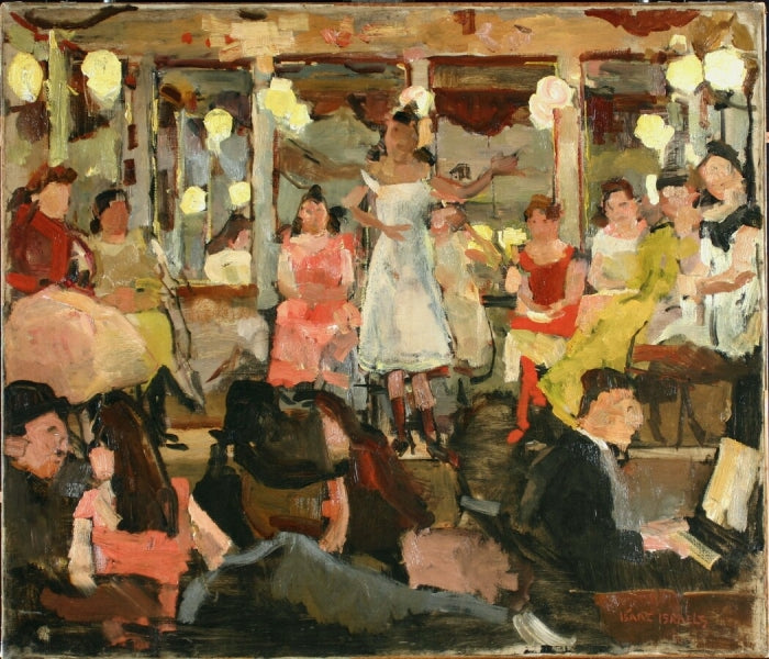 Cafe-chantant in the Nes in Amsterdam by Isaac Israels,A3(16x12")Poster