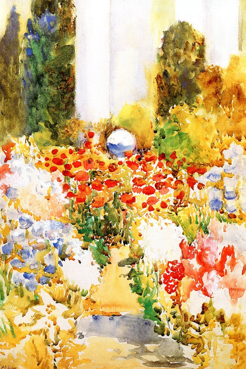 rb in a Garden, New Bedford, Massachusetts by Annie G. Sykes,A3(16x12")Poster