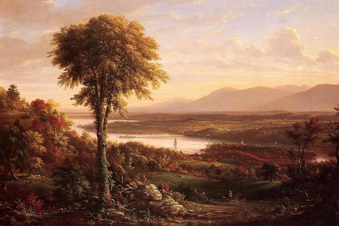 View of the Catskills from the South side of Mount Merino, vintage artwork by Henry Ary, A3 (16x12") Poster Print