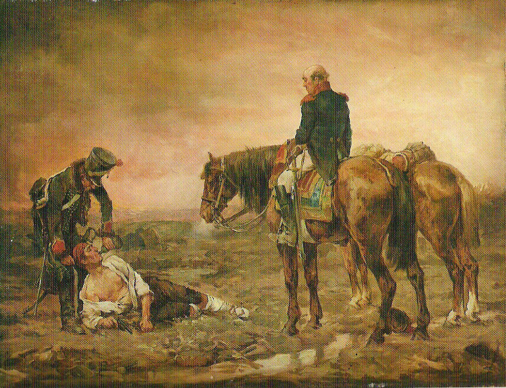 Relief After the Battle, vintage artwork by Jean-Louis Ernest Meissonier, A3 (16x12") Poster Print
