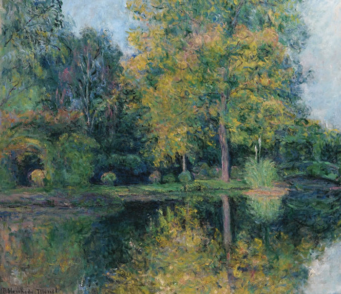 The Garden Pond at Giverny by Blanche Hoschede-Monet,A3(16x12