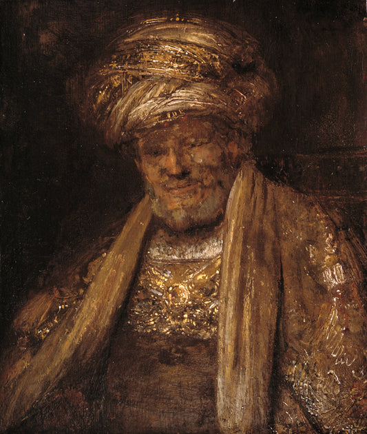 Portrait of an Oriental Man, vintage artwork by Aert de Gelder, 12x8" (A4) Poster