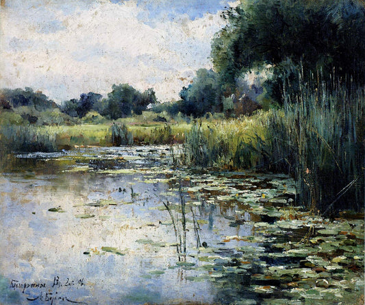 A Marsh by Mikhail Berkos,A3(16x12")Poster