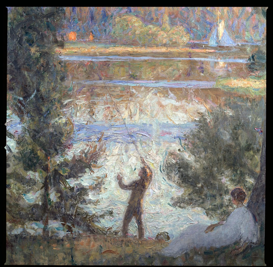Park Landscape, Tyreso, vintage artwork by Richard Bergh, 12x8" (A4) Poster