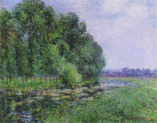 By the Eure River in Summer by Gustave Loiseau,A3(16x12")Poster