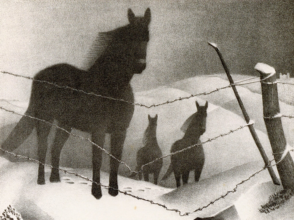 Study for  by Grant Wood,16x12(A3) Poster