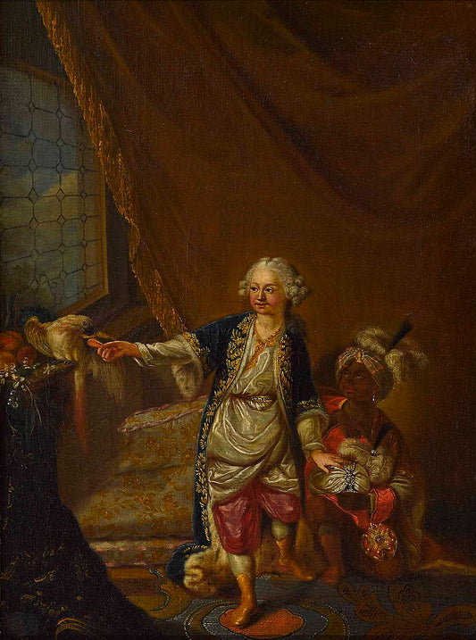 Prince Maximilian Joseph von Pfalz-Zweibrücken, vintage artwork by Peter Jacob Horemans, 12x8" (A4) Poster