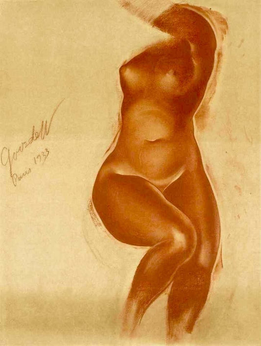 Female torso by Alexander Evgenievich Yakovlev,16x12(A3) Poster