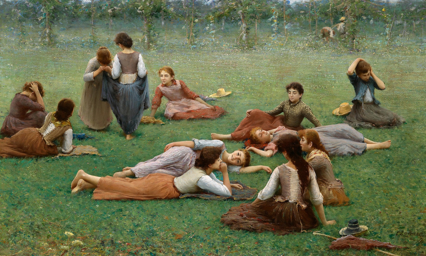 After the Game by Fausto Zonaro,A3(16x12")Poster