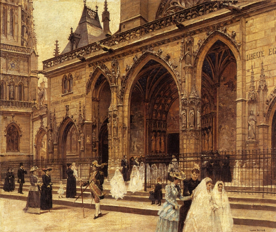 First Communion by Louis Beroud,A3(16x12")Poster